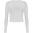 PrettyLittleThing Soft Touch Long Sleeve Top - White