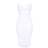 PrettyLittleThing Crinkle Texture Ruched Cowl Neck Midi Dress - White