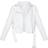 PrettyLittleThing Faux Leather Regular Fit Belted Biker Jacket - Cream