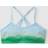 Happy Nation Seamless Scoop Neck Racerback Sports Bra - Blue Topaz Gradient