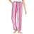Dreams & Co Women's Knit Sleep Pant Plus Size - Sweet Coral Stripe