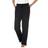 Dreams & Co Women's Knit Sleep Pant Plus Size - Black