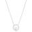 Sif Jakobs Ponza Circolo Necklace - Silver/Transparent/Pearls