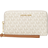 Michael Kors Large Logo and Leather Wristlet - Vanilla