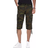 XRay Mens Belted Long Cargo Shorts - Olive Camo