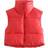 Keomud Women's Winter Crop Vest - Red