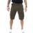 XRay Men's Belted Twill Tape Cargo Shorts - Olive