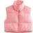 Keomud Women's Winter Crop Vest - Pink