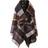 Chicwish Women's Turn Down Shawl Collar Wool Coat - Brown