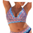 Swimsuits For All Synergy Longline Underwire Bikini Top -Blue Boho