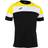 Joma Men's Crew IV Short Sleeve T-Shirts - Black/Yellow