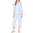 Lauren Ralph Lauren Further Lane Capri Knit Pajama Set - French Blue