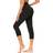 Gayhay Women's High Waisted Capri Leggings - Black