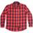 Smith's Workwear Men's Buffalo Pocket Flannel Button-Up Shirt - Red/Black