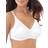 Bali Double Support Wire Free Bra - White