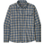 Patagonia Men's Long-Sleeved Cotton in Conversion Lightweight Fjord Flannel Shirt - Squared/Tidepool Blue