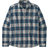 Patagonia Men's Long-Sleeved Cotton in Conversion Lightweight Fjord Flannel Shirt - Beach Plaid/Tidepool Blue