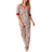 Dreams & Co Women's Print Pj Set Plus Size - Classic Leopard