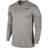 Nike Men's Dri-FIT Long Sleeve Training T-shirt - Dark Grey Heather/Black