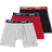 Nike Men`s Dri-FIT Flex Micro Performance Boxer Briefs 3-pack - Cement/Blood Red/Black