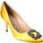 Manolo Blahnik Hangisi 70 Satin - Yellow