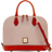 Dooney & Bourke Pebble Grain Zip Zip Satchel - Oyster