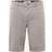 Brax Bari Cotton Gab Classic Sporty Chino Bermuda Dress Shorts - Silver