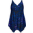 Evans Sharkbite Swim Dress Plus Size - Blue