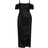 City Chic Forbidden Love Maxi Dress Plus Size - Black