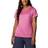 Columbia Women's Hike Short Sleeve Crew Shirt - Wild Fuchsia Heather