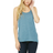 Bella+Canvas Women's 8800 Flowy Racerback Tank - Denim Slub