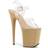 Pleaser Flamingo-808 - Clear/Beige