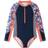 Reima Kid's Aalloilla UV Swimsuit - Navy