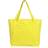 Dalix 20" Solid Color Soft Tote Bag - Yellow