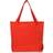 Dalix 20" Solid Color Soft Tote Bag - Red