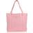 Dalix 20" Solid Color Soft Tote Bag - Light Pink