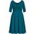 City Chic Cute Girl Elbow Sleeve Dress Plus Size - Teal