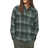 Hurley Men's Portland Flannel Shirt - Dk Smoke Grey