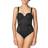 DKNY Sheers Strapless Bodysuit - Black