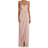 After Six Sleeveless Wrap Gown - Toasted Sugar