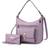 MKF Collection Clara Vegan Leather Women's Shoulder Bag - Lilac