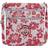 Vera Bradley Collegiate Triple Zip Hipster Crossbody Bag - Gray/Red Rain Garden With The Ohio State University Logo