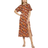Alexia Admor Lana Midi Dress - Rust Multi