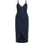 City Chic Lace Touch Dress Plus Size - Navy