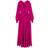 MEGHAN LA Lilypad Maxi Dress - Cranberry