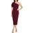 Dress The Population Tiffany Dress - Burgundy