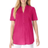 Woman Within Pintucked Half-Button Tunic Plus Size - Raspberry Sorbet