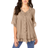 Roaman's Whitney Lace Shirt - New Khaki