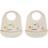 Liewood Tilda Silicone Bib 2-pack Safari Sandy Mix