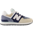 New Balance Little Kid's 574 - Navy/Light Surf/Washed Pink
